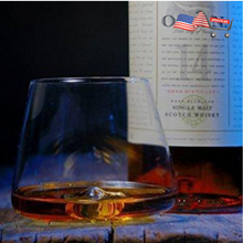 TNG Handcrafted Whiskey Glass, Set of 2 - Prime Lead-Free Ultra Clarity Glass - Perfect for Drinking Bourbon or Scotch - Deluxe Gift Box.