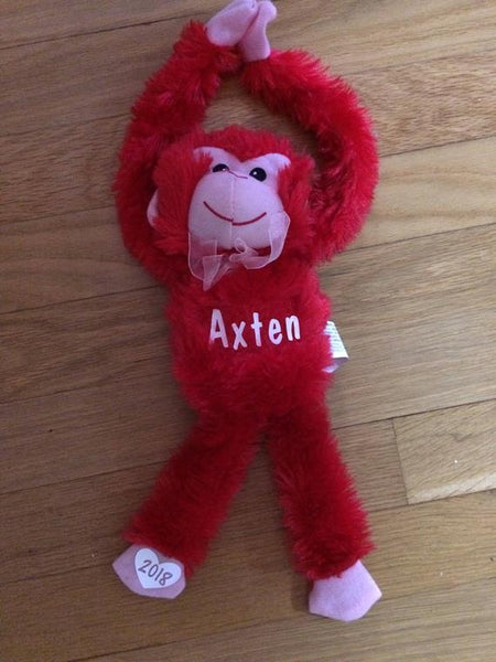 Personalized Valentine Monkeys Valentine Gift Child Gift Valentines Onlineamericanstore