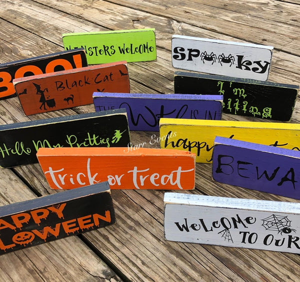 halloween decorations signs