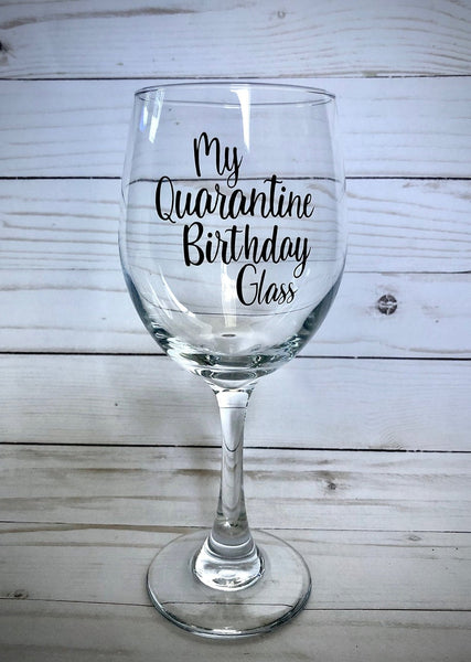 birthday wine glasses