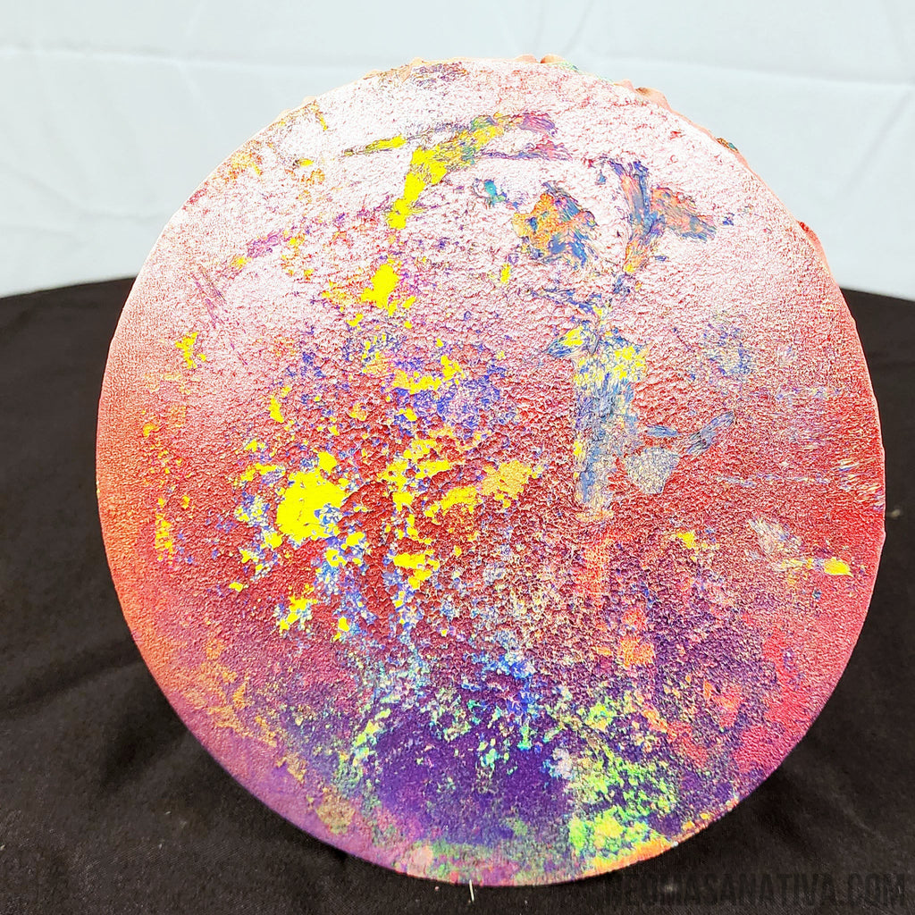 Acrylic Paint Pour “Glitter Bomb” | Canvas Print