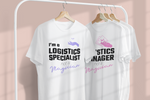 LOGISTICS SPECIALIST Short-Sleeve Unisex T-Shirt (Logistics industry)