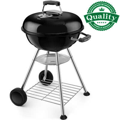 34-inch BBQ Charcoal Grill Outdoor Portable Barbecue Grill