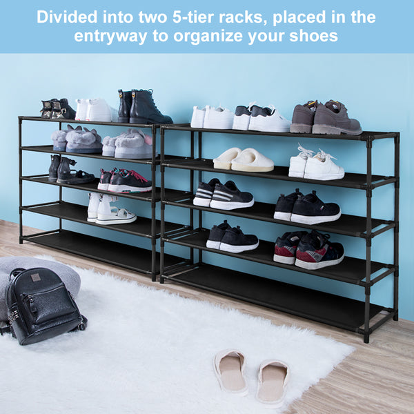 1 tier shoe rack with cover