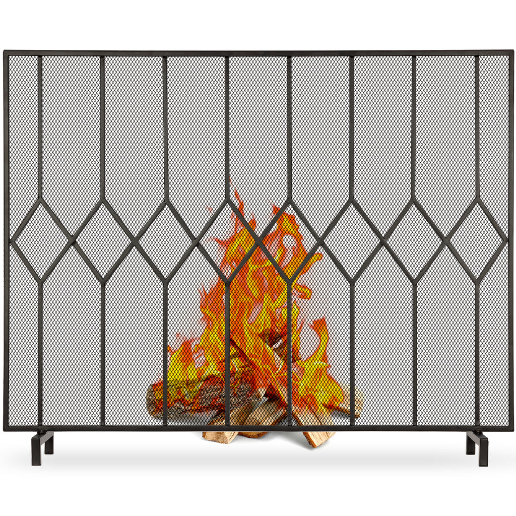 Freestanding Fireplace Heat Reflector Large 396017 on PopScreen