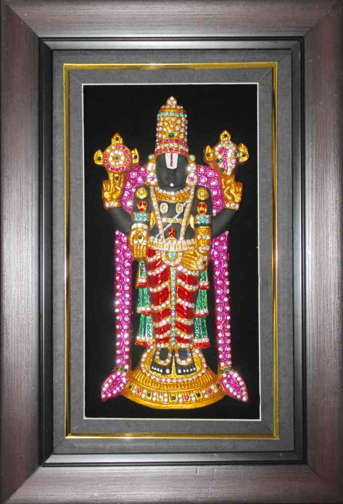 tamil god gold statue design frame with light