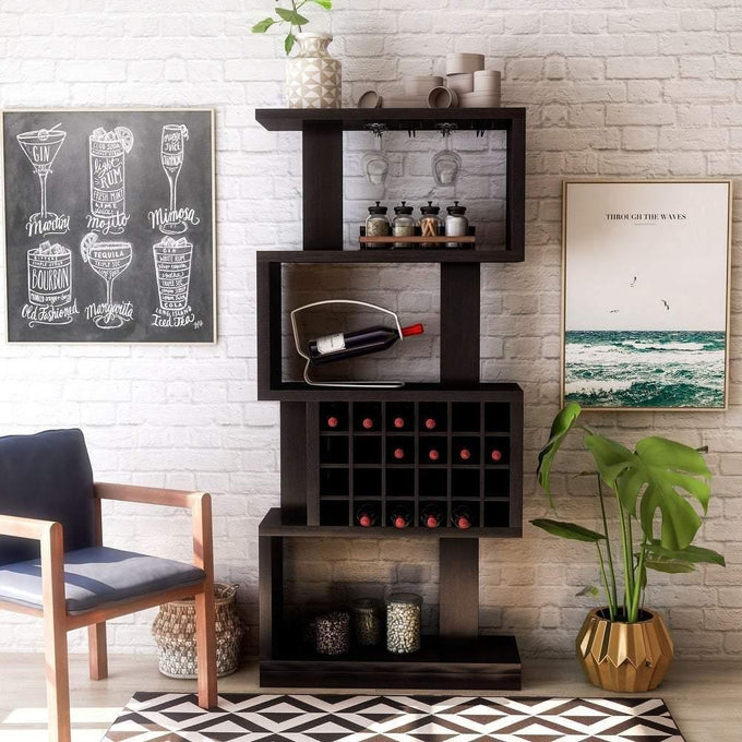 4-tier Bar Cabinet - The Caveman's Guide