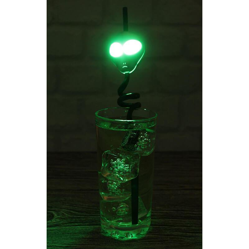 Talking LED Alien Twister Straw - The Caveman's Guide
