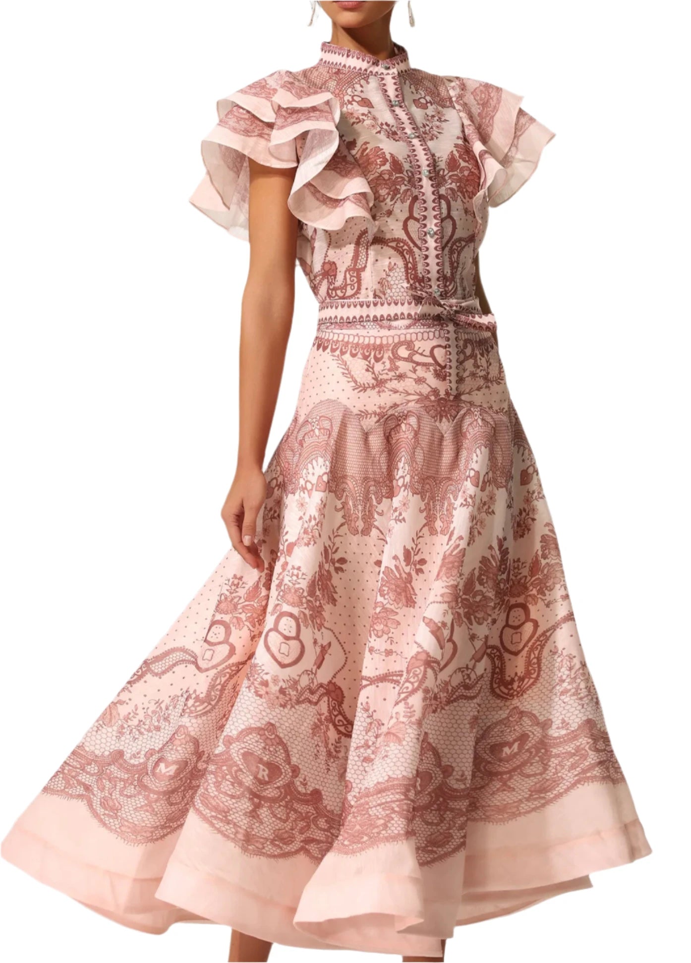 DARIA Floral Maxi Bodycon Set