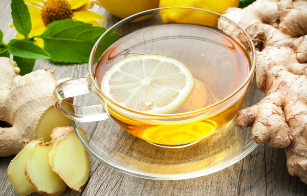Cup of ginger tea which is believed to help with morning sickness