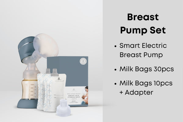 Breast pump set