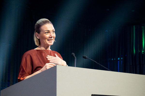 Lola&Lykke's CEO Laura gracefully accepted the award on stage and delivered an inspiring speech