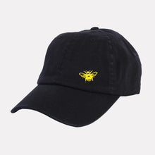 Load image into Gallery viewer, Embroidered Bumble Bee Dad Cap (Unisex)-Vegan Apparel, Vegan Accessories, Vegan Gift, Dad Cap, BB653-Vegan Outfitters-Black-Vegan Outfitters