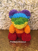 rainbow rose bear