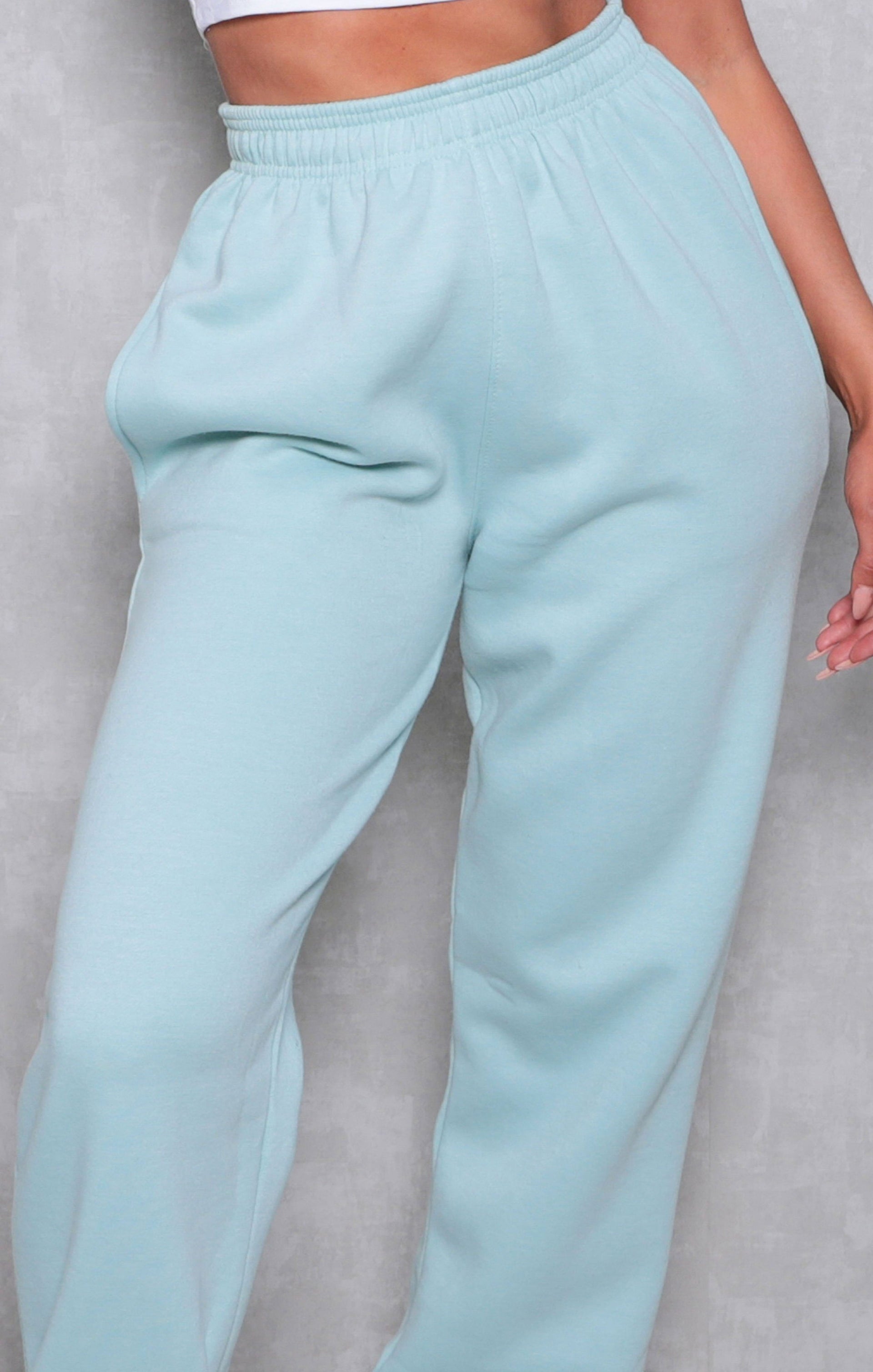 baby blue tracksuit bottoms