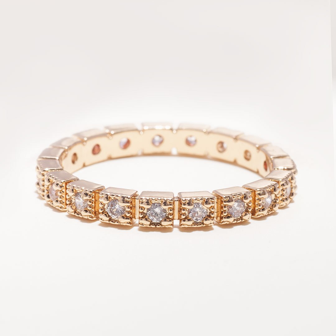 Cluster Diamond Eternity Ring