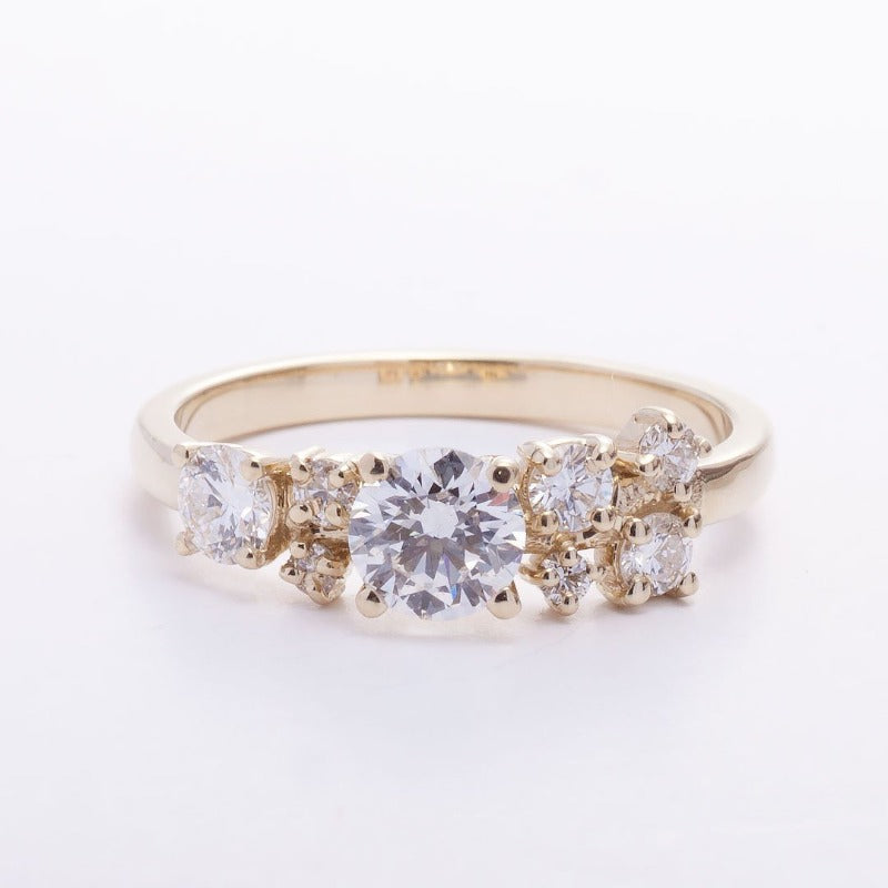 Diamond Cluster Ring