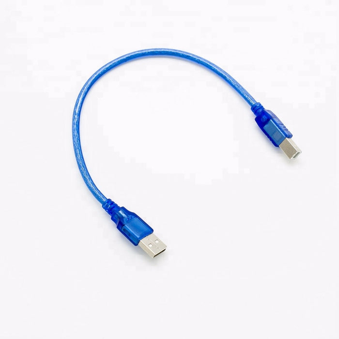 30cm Usb 2 0 Printer Cable Type A Male To Type B Male Dual