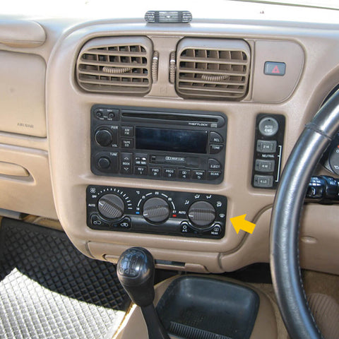 AC Control Switch Knob Kit Fits 1995-2005 Chevy Blazer/S10 and GMC