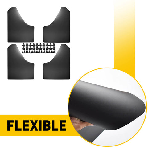 Universal Mud Flaps For Trucks, Pieced Fender for Front or Rear
