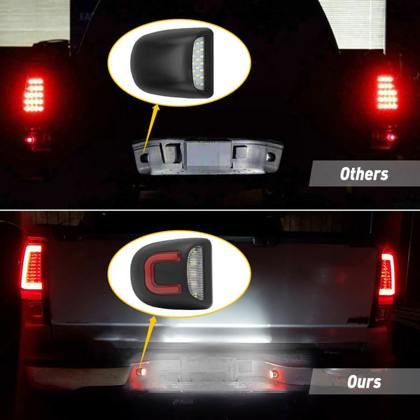 LED License Plate Lights Tag Light Lamp Assembly for Chevy Silverado S —  AUXITO
