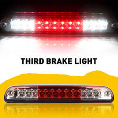 LED Third Brake Light Red Shell Fit For Ford Ranger, Explorer, F-Series SD Models, Mazda B-Series