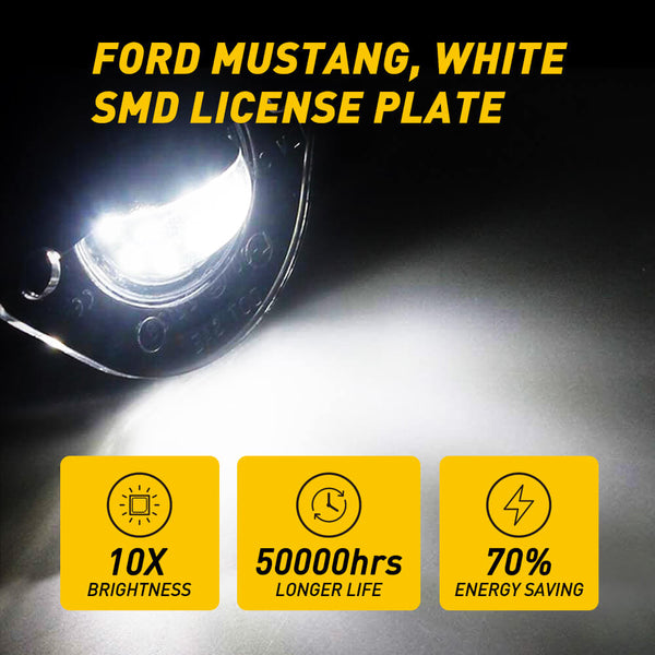 LED License Plate Light Tag Lamp Assembly for Ford for Mustang