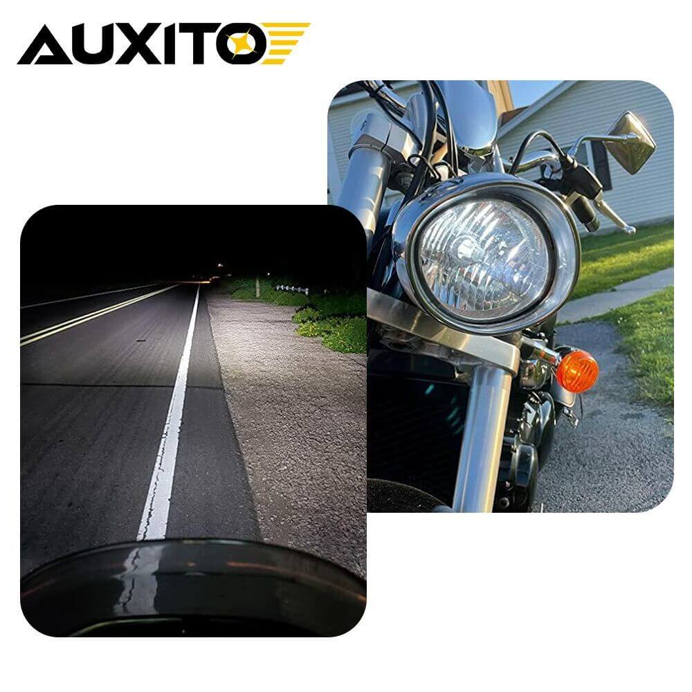Buy Miwings Super Bright H4 Led Headlights Ac/Dc Bulbs White Low/High Beam  For Royal Enfield, Motorcycle, Bike, Scooty 60Watt 4 Side Led Chip,1Pcs  Online At Best Price On Moglix