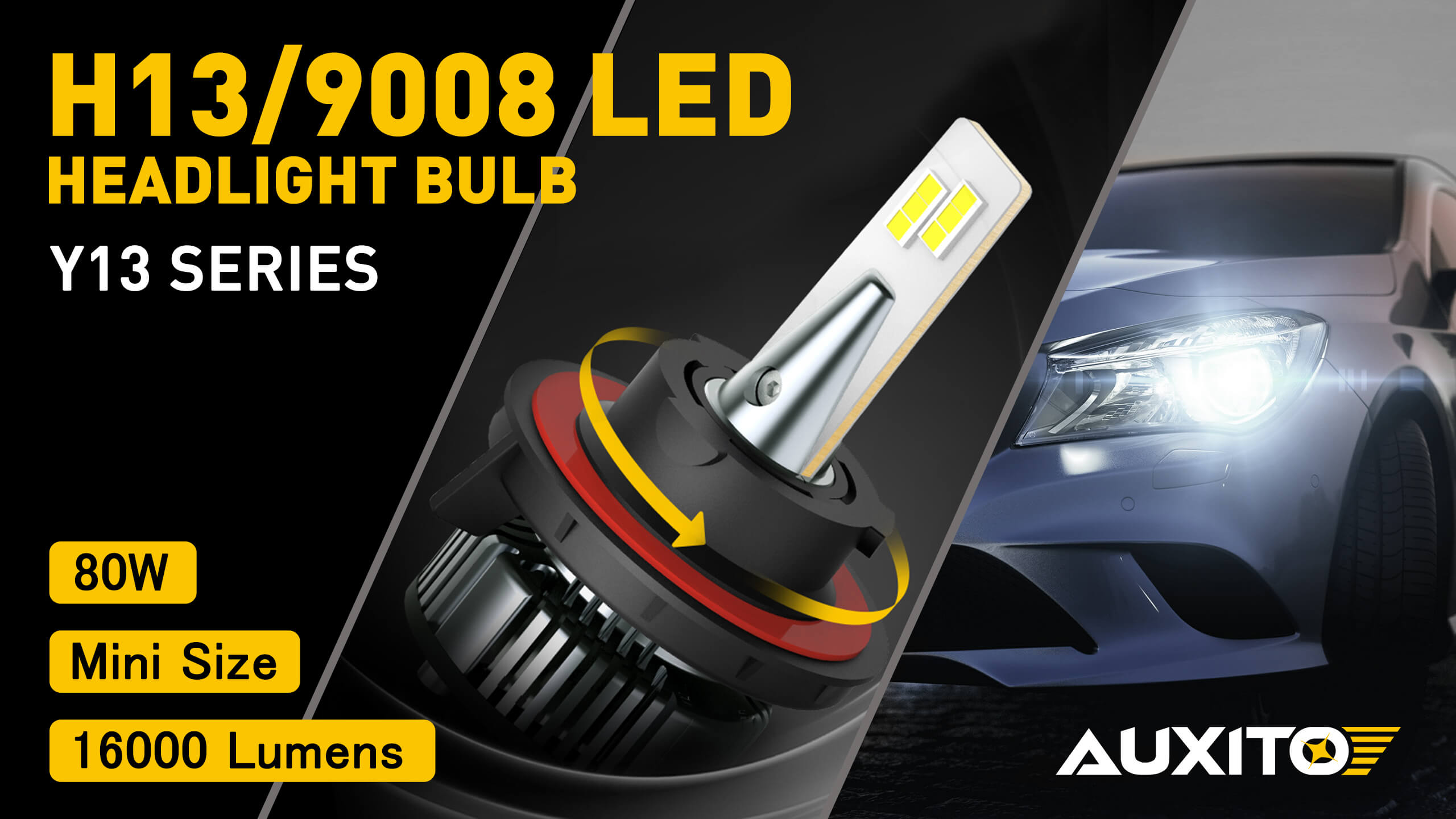 AUXITO H13/9008 LED Headlight Bulbs