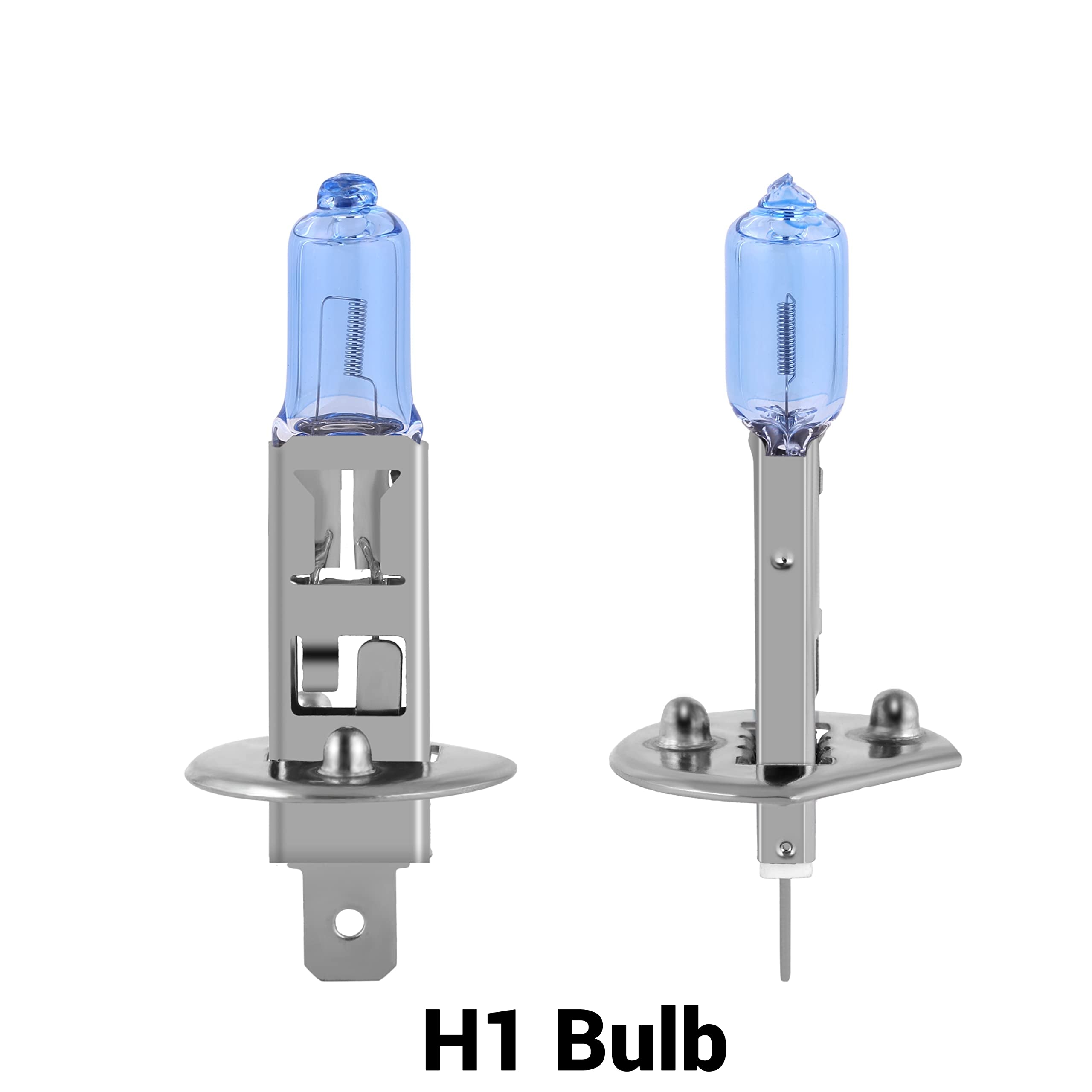 AUXITO Bombilla LED H1 mejorada 2024, tamaño mini 1:1, no requiere  adaptador, blanco de 6500 K, sin polaridad, luces antiniebla LED H1LL sin