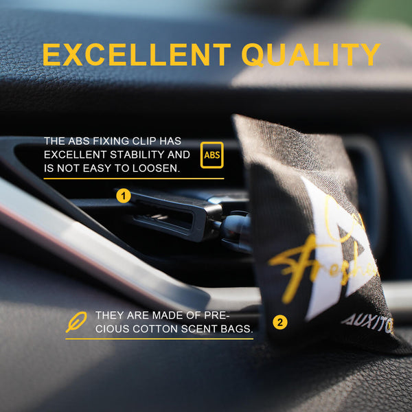 AUXITO Car Air Freshener Vent Clip - Provides Lasting Scent for Auto o