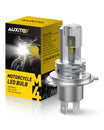 H4 LED Headlight Bulb Motorcycle, 9003 HB2 LED Light 6000K White for High and Low Hi/Lo Beam 1860 CSP LED Chips