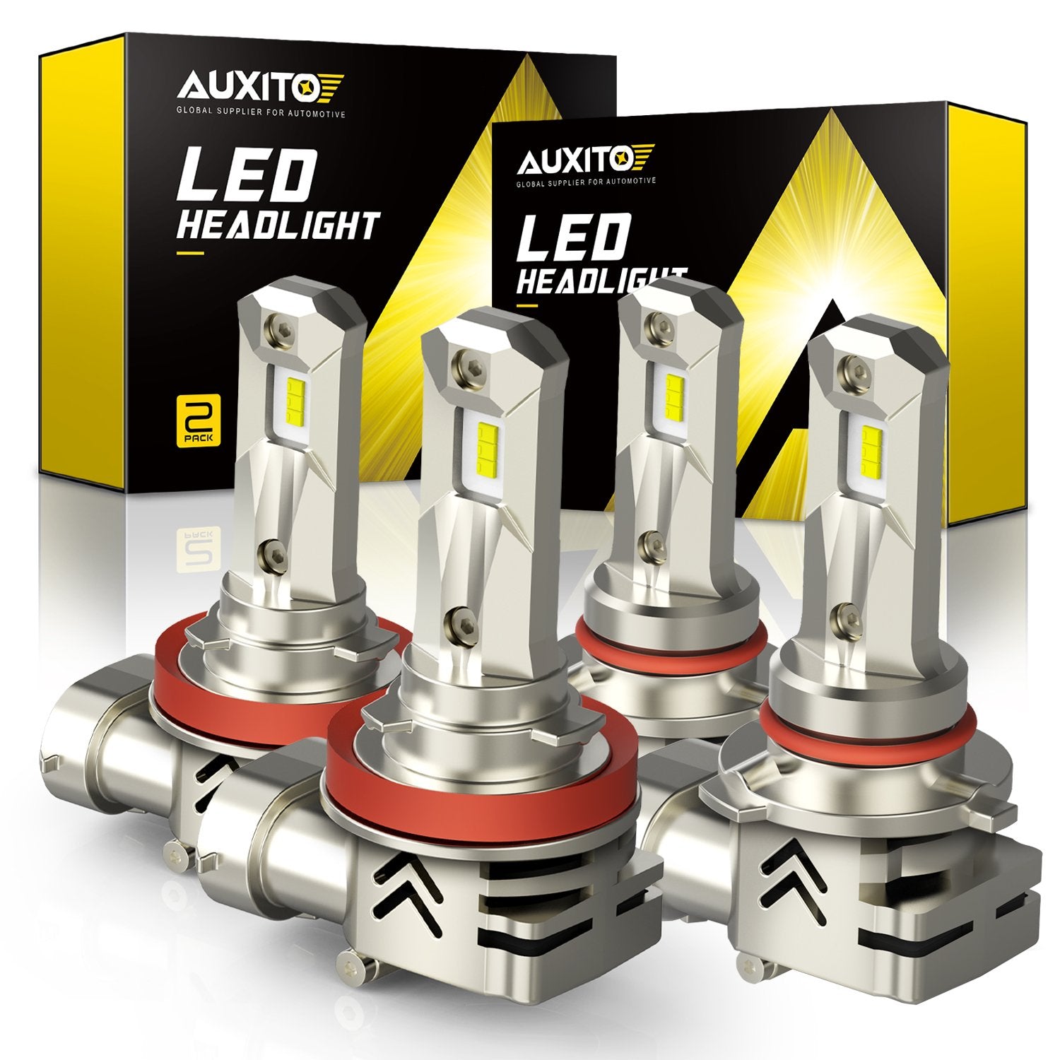 Brightest H11/H8/H9 LED Headlight Bulbs 120W 24000 Lumens 6500K