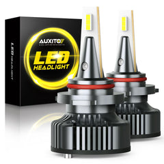 H11 LED Fog Light Bulb, Fanless Design, 6000 Lumens 6000K White — AUXITO