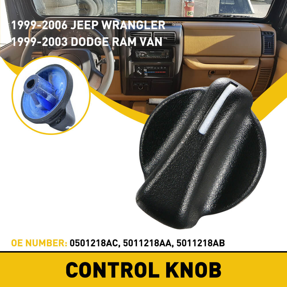 AC Climate Control Switch Knob Fan Switch Fits 99-03 Dodge Ram 1500/25 —  AUXITO