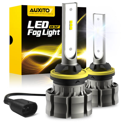 H11 LED Bulb Forward High Beam and Low Beam 12000LM CANBUS 6000K White —  AUXITO