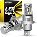 AUXITO H4/HB2/9003 LED Headlight Bulb with Fan, 100W 20000LM 6000K White, 2022 Upgraded