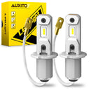 AUXITO H3 LED Fog Light Bulbs 6500K White with 8 CSP chips