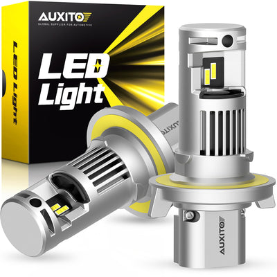 H11 LED Bulb Headlight Forward Lighting 400% Brighter, Mini Size, 80W  16,000LM Per Pair, CanBus Ready, Beam Adjustable Lamp — AUXITO
