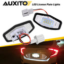 LED License Plate Lights Tag Light Lamp Assembly for 1999-2019 Acura Models Xenon White Light