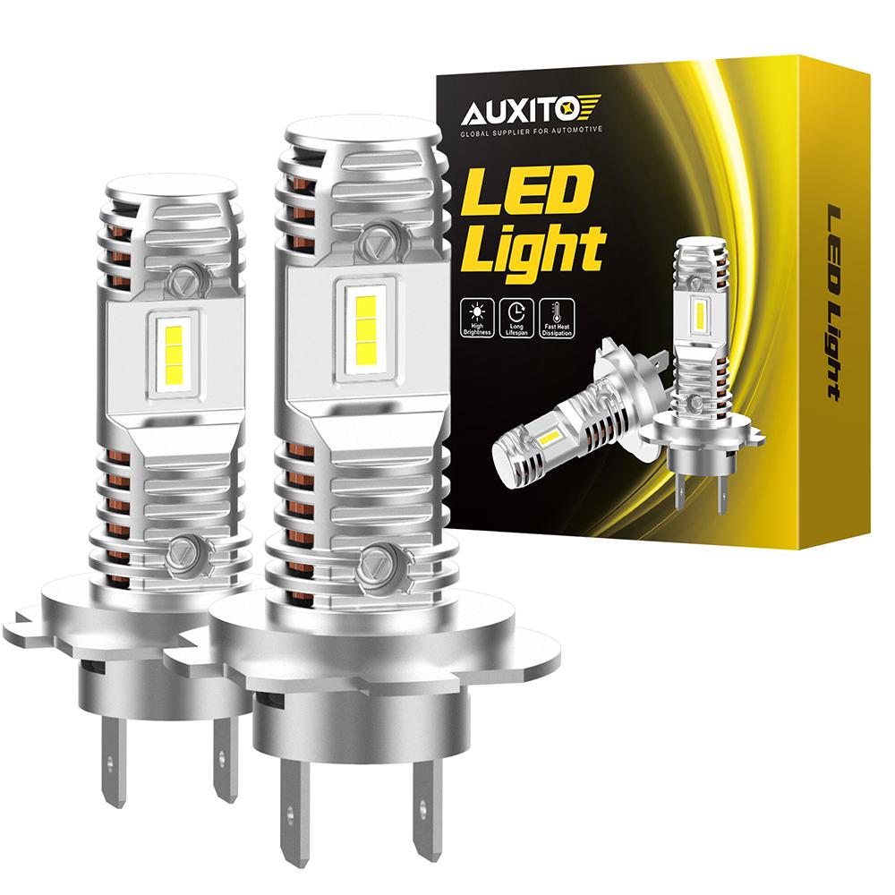 klasselærer billede Klage Mini Size H7 LED Bulb 40W 9000LM 6000K Super Bright CSP Chips LED Headlight  — AUXITO