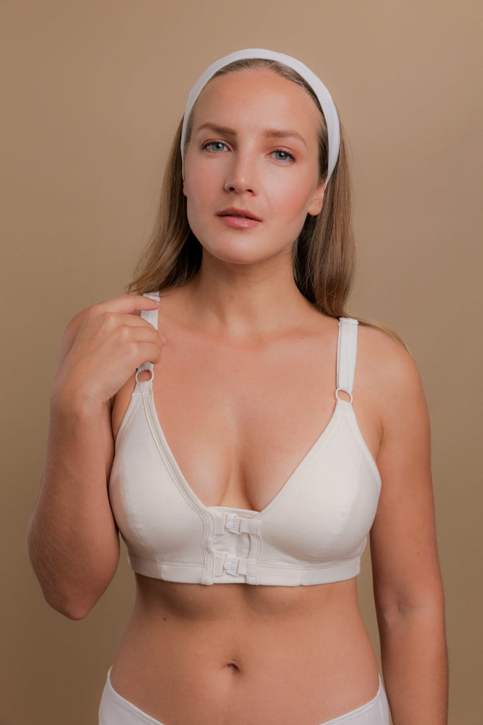 Hypoallergenic Women's Side-tie Bra (Natural) – Cottonique - Allergy-free  Apparel