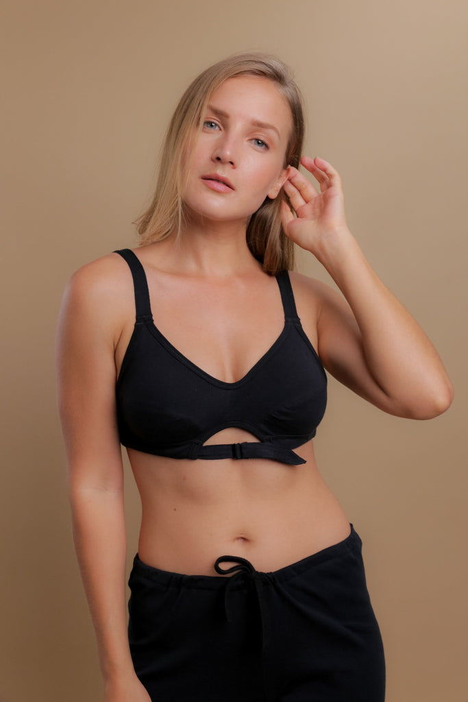 Solid Ribbed Sport Bra Comfy Breathable Adjustable Intimates - Temu Canada