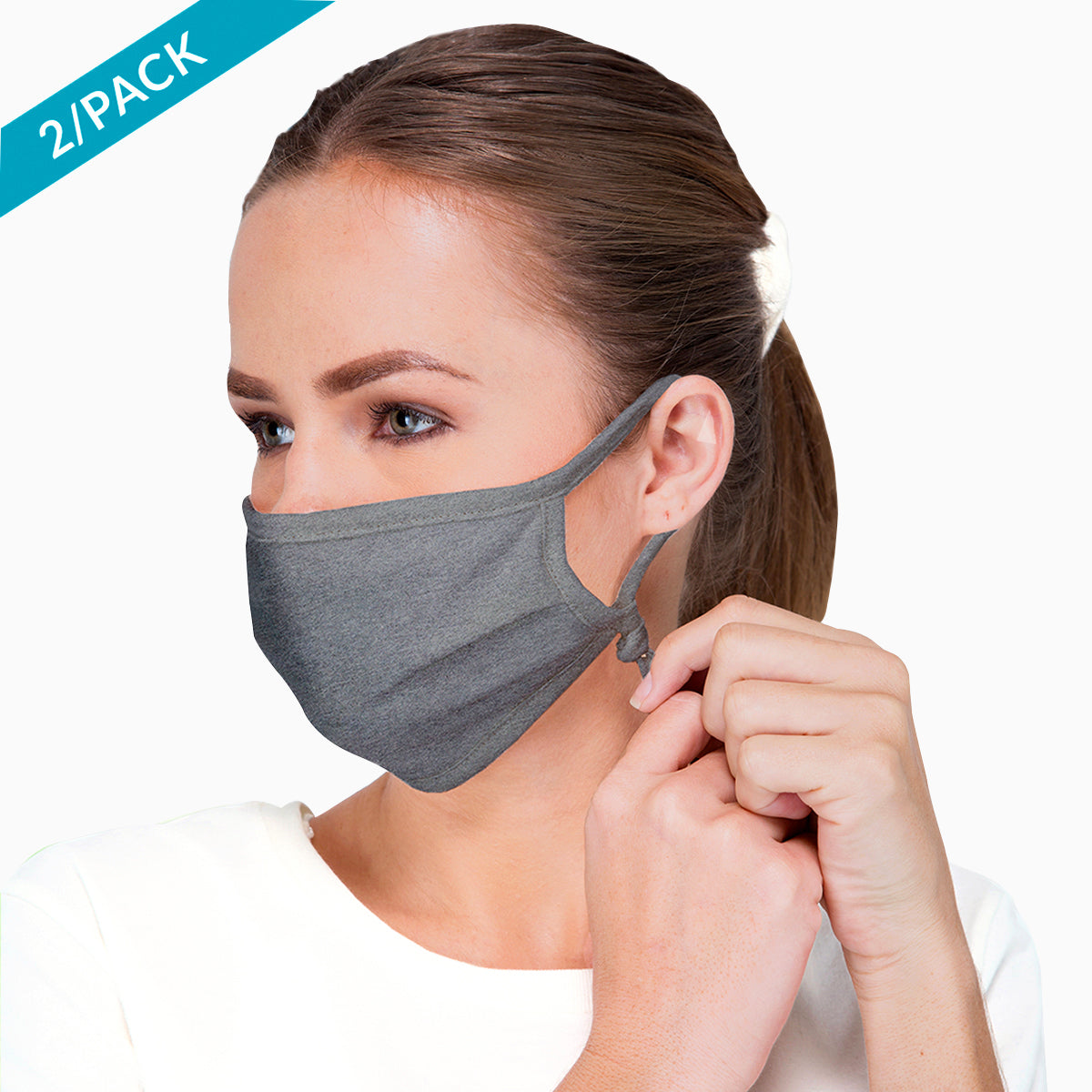 Face Mask with Adjustable Earloops 