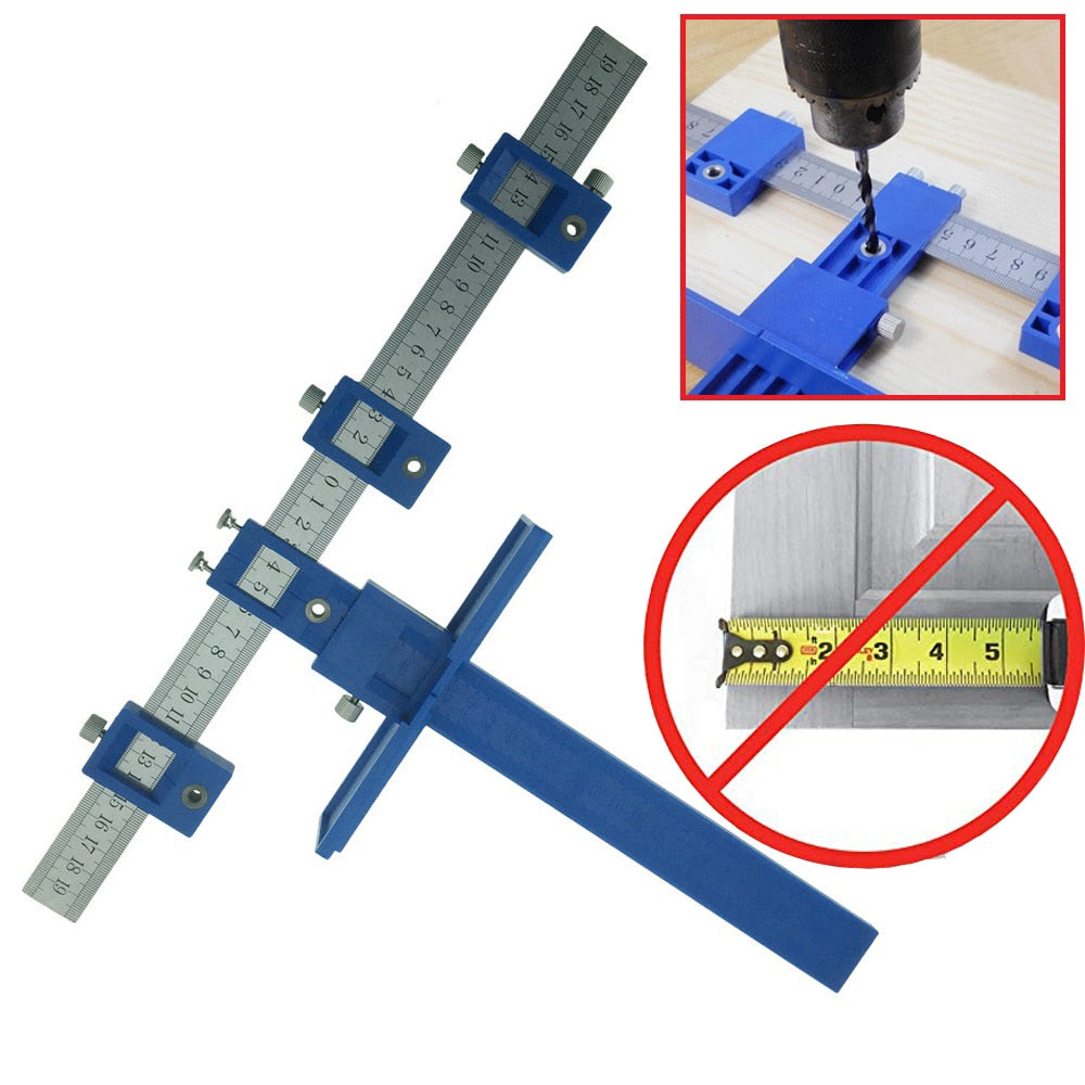New Magnetic Drawer Slide Jig Set Mounting Tool For Cabinet