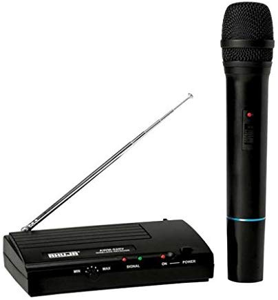ahuja cordless mic with speakers