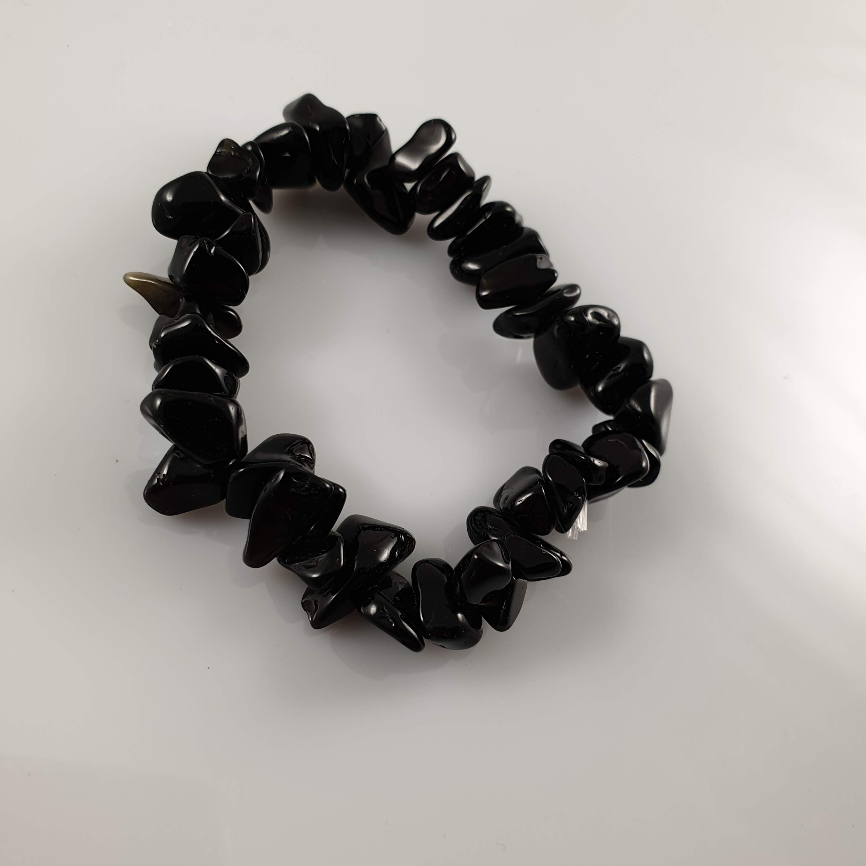 Black Obsidian Bead Stretch Bracelet | Healing, Grounding & Protection -  VOLTLIN