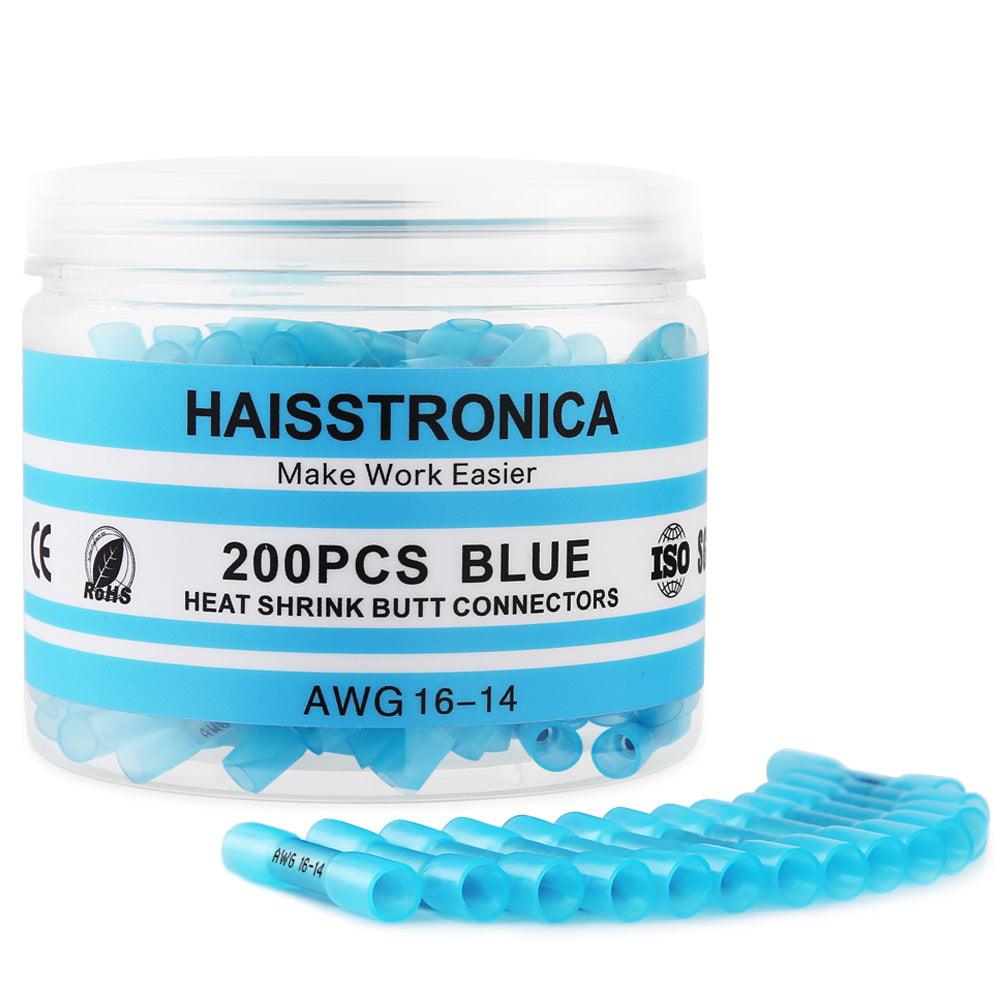 Electrical Crimp Heat Shrink Butt Connectors AWG 22-10 - Bottle