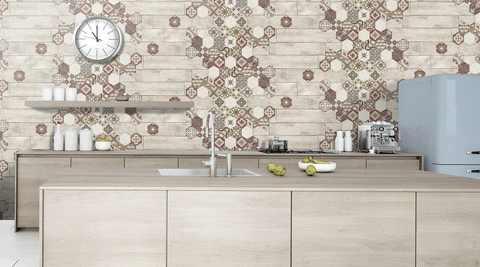 Ceramic Splashback look