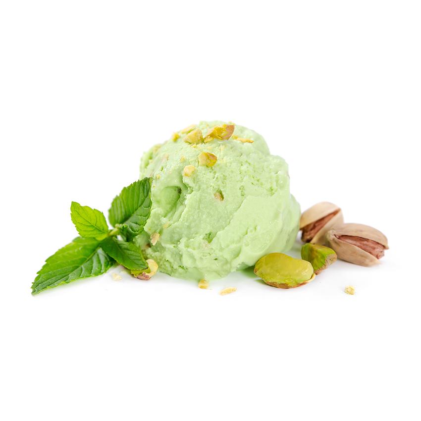 Ice Cream with Nuts background